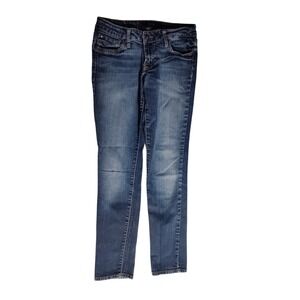 Jessica Simpson Kids Girls Jeans Size 29 Capri Wash Denim Blue